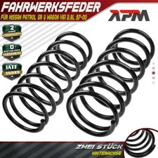 2x Feder Fahrwerksfeder Hinten L + R für Nissan Patrol GR V Wagon Y61 2.8L 97-00