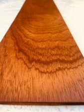 NEW MAHOGANY TIMBER HARDWOOD RIPPLE CHARACTER GRAIN BLANK 2 FT  LONG