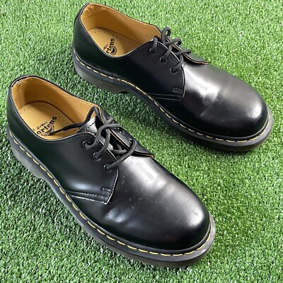 Martens Unisex Shoes Casual Lace-Up Derby Low-Profile Leather