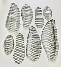 2015 HAYABUSA GSXR 1300 CHROME FAIRING & NOSE SCREENS GRILLS VENTS MESH GRATES