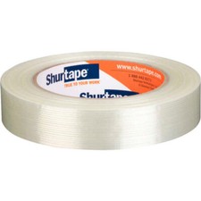 SHUR TAPE 6.7Mil Reinforced Strapping Fiberglass Tape 1in.x 60 yds 2 Pack GS531
