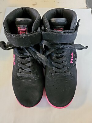 Fila Kids Vulc 13 3FM01113-044 Black Pink Casual Shoes