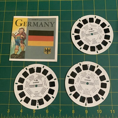 Vintage 1960s View-Master Reels Set GERMANY Packet B193 1N