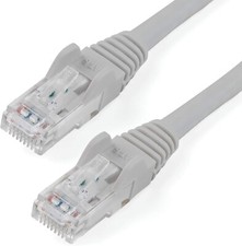 StarTech.com 3m CAT6 Ethernet Cable-Grey CAT 6 Gigabit Ethernet Wire 650mHz RJ45