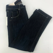 NEW Anthropologie REIKO NINA JEANS Dark Wash BLUE denim SZ 27