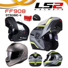 LS2 HELMET FF908 STROBE II FLIP UP MOTORCYCLE MOTORBIKE FULL FACE MODULAR HELMET