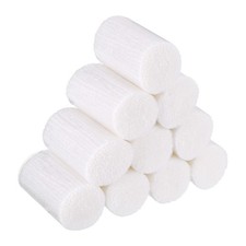 10 Rolls Latch Hook Yarn Latch Hook Kit Yarn Precut Hook Rugs Yarn Crochet White