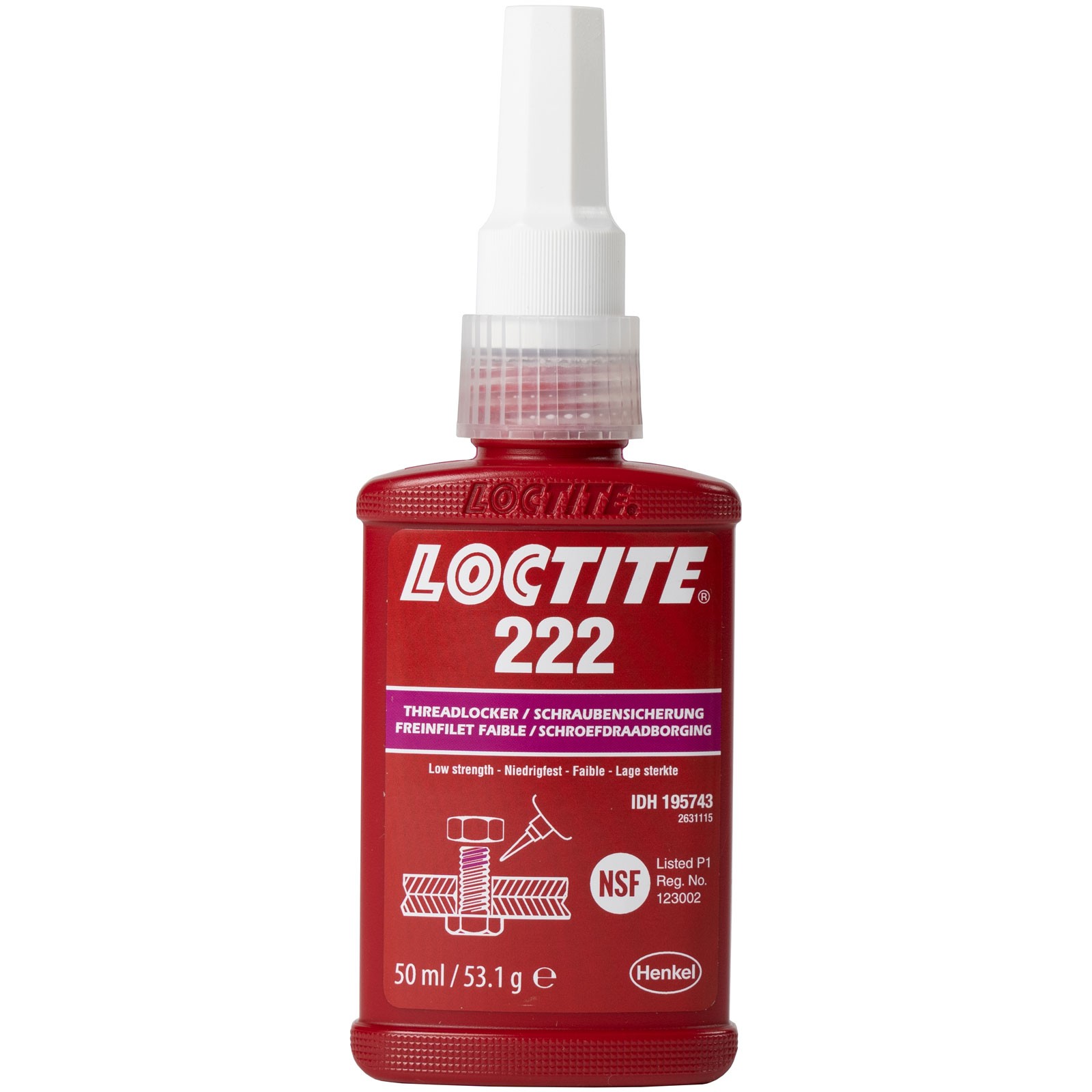 LOCTITE 222 Screwlock Controlled Torque 50ml