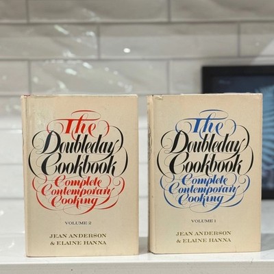 The Doubleday Cookbook Complete Contemporary Cooking Volume 1 & 2 Set