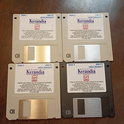 Legend Of Kyrandia Book One (IBM 3.5) Untasted Selling As Is