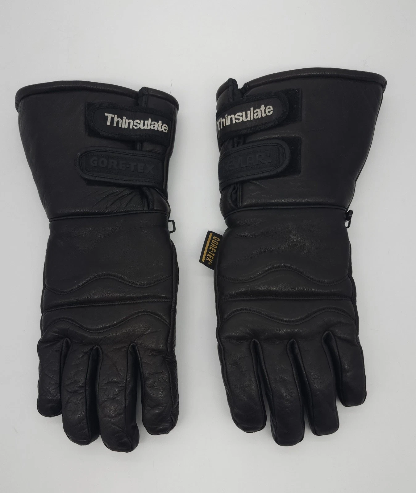 Olympia GoreTex Thinsulate DuPont Kevlar Leather Winter Motorcycle Gloves Size M