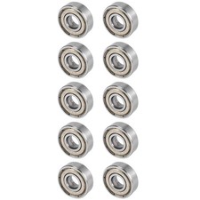 10 pcs. bearings miniature deep groove bearings 608 ZZ 8 x 22 x 7mm8421
