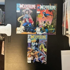 Wolverine #4–6 (1989) Marvel Comics  – 1st Roughhouse & Bloodsport Lot