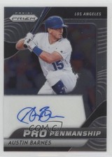 2020 Panini Prizm Pro Penmanship Austin Barnes #PP-AB Auto 0b0g