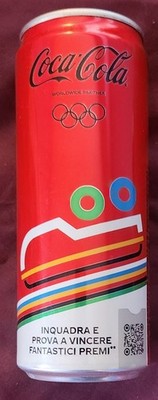 Coca-Cola - Zero - Winter Olympics - Bobsled - 330ml - Italy - Empty