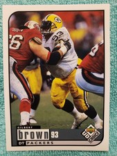 1998 UD CHOICE GILBERT BROWN #65 GREEN BAY PACKERS 