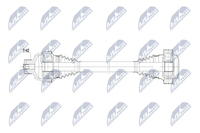 Antriebswelle Nty NPW-AU-083 94Mm FüR Audi A4 B8 Avant 8K5 8K2 A5 8T3 Sportback
