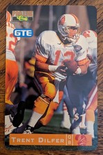 1995 Classic Pro Line Series II GTE Phone Cards $1 #11 TRENT DILFER Phone Card