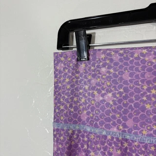 Leggings Teeki para mujer pequeños púrpura estrella sirena cintura alta pantalones de yoga elásticos Foto 2 de 4