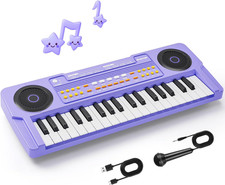 Upgraded 37 Keys Kids Piano Keyboard Portable Toddler Music Toy Keyboard with