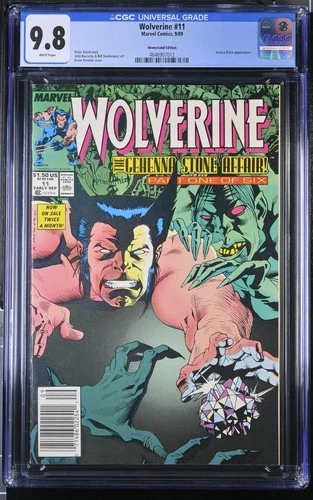 Wolverine #11 (9/89) Graded CGC 9.8 Newsstand Edition