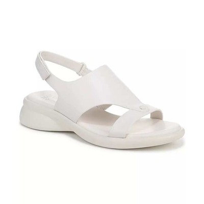 Naturalizer Lillian Wedge Summer Sandal Warm White Slingback Platform Womens 11