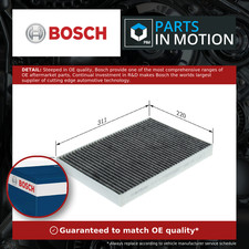 Pollen / Cabin Filter 1987435560 Bosch 4M0819439A 8W0819439A 4M0819439B R5560