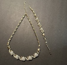 heart necklace set women