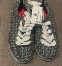 Disney Parks Size 2/3 Black and Gray Mickey Mouse Shoes
