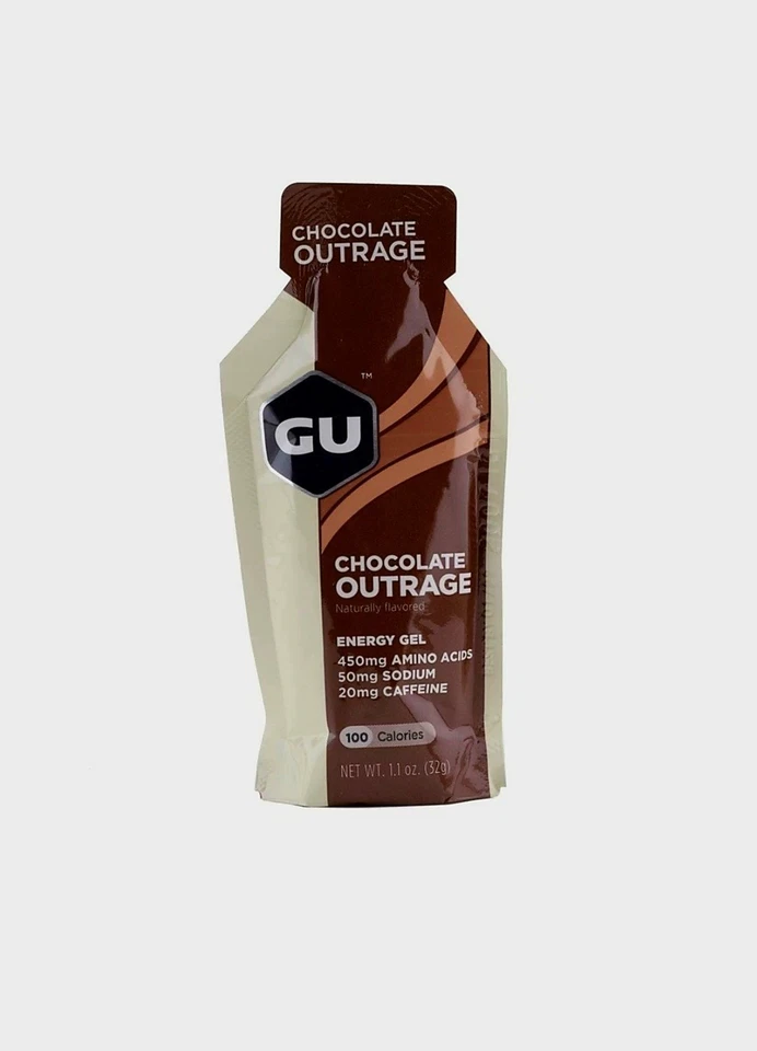 Chocolate Outrage Caffeinated GU Energy Gels 24 Count Box - Image 2 of 4