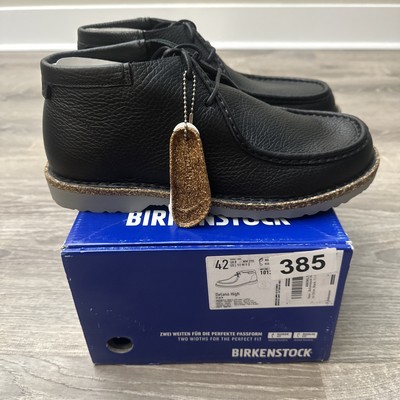 Birkenstock Delano Moc Toe Chukka Ankle Boots Tumbled Leather Mens 9 EU 42