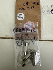 CERAMIC FUSES  3.5A 250 VAC  5mm x 20mm  SLOW BLOW - PACKAGE OF 4