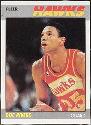 1987-88 Fleer Basketball Doc Rivers #92 NM
