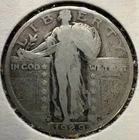 1929-D Standing Liberty Quarter 0.25 cent piece
