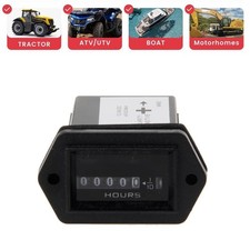 For Maintenance Scheduling Engine Tachometer Hour Meter 12V-36V Compatibility