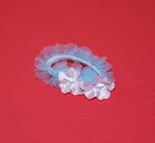 Vintage Barbie WEDDING DAY SET Blue GARTER Pink Flowers #972 Reproduction REPRO