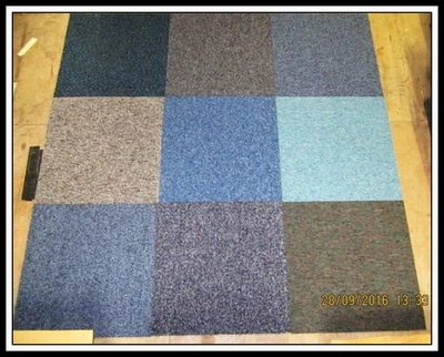 BURMATEX Random Mixed New Carpet Tiles Top UK Brands only £19.99 a box of 20 Delivered