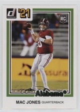 2021 Panini Chronicles Draft Picks Donruss Retro Green Mac Jones #40 0x2s