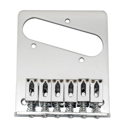 Musiclily Chrom 6 Saiten E-Gitarre Brücke für Fender Telecaster Tele Neu