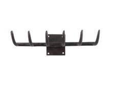 Cast Iron Garden Rake Decoraitve Metal Wall Hooks 11"