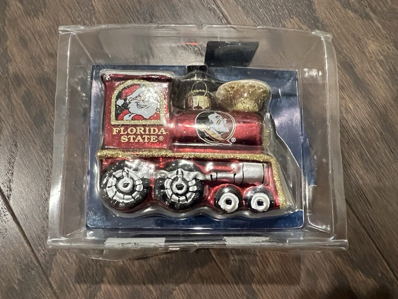 Florida State Christmas Ornament Train Engine