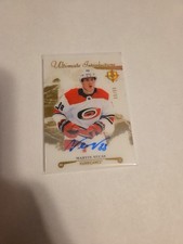 2017-18 Upper Deck Ultimate Introduction MARTIN NECAS RC On Card Auto SP #60/99