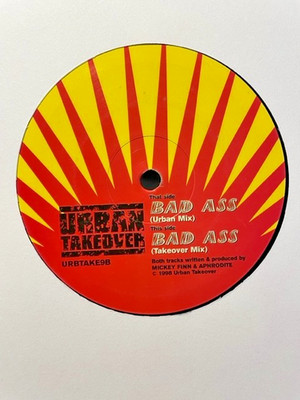 Mickey Finn & Aphrodite - Bad Ass Remixes 12'' Drum & Bass Vinyl Urban Takeover