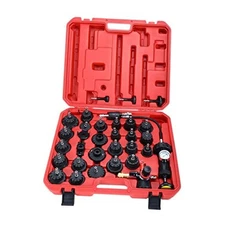  33Pcs Radiator and Cap Pressure Tester Kit Vacuum Type Cooling System Kit 