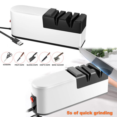 #ad Electric Sharpener Scissor amp; Knife Machetes 3 Stage Grinding Machine Multi Task $21.99