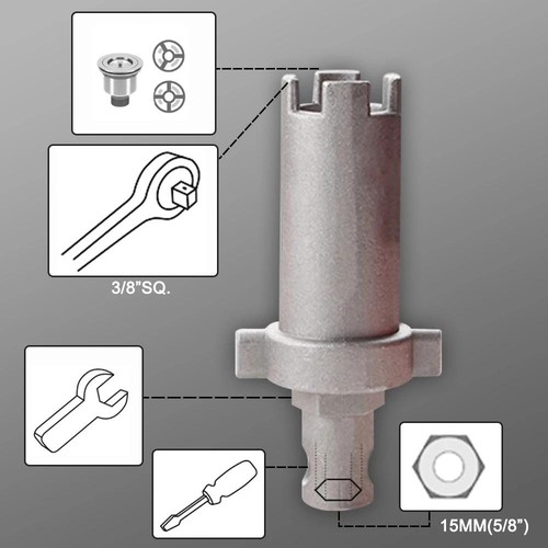 14-in-1 Faucet Sink Wrench Installer Kit for Bathroom Kitchen Plumbing Tool - Picture 10 of 26
