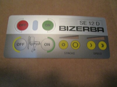 BIZERBA SE12D DECO FOIL ON/OFF AUTOMATIC LABEL OEM# 60386400401