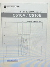 Standard C510a C510e Double Band Fm Transceiver Service Manual Digital