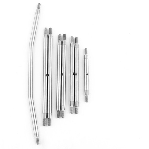 Steering Rod Pull Rod Metal Linkage Bars Set for 1/10 Axial RBX10 Ryft RC Car - 第 5/6 張圖片