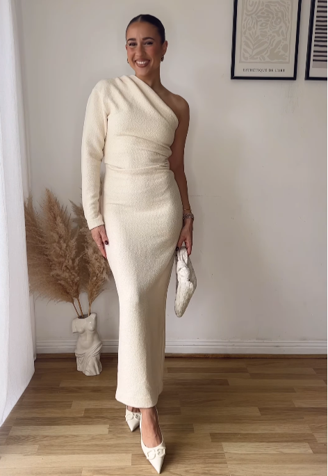 【新品未着用】Paddington Long Dress mauve beige Paddington Long Dress (mauve beige / M) - メルカリ